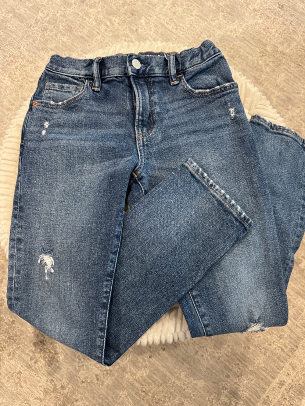 GAP Boys Straight Leg Jeans - Dark Blue Washed